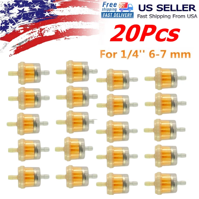Complete Inboard Gas Engines Lawn Mower Fuel Line 10Pcs Lawn Mower 1/4" Inline Gas Fuel Filter For S298090 In Line Fuel Filter 1/4 General Motors Complete Inboard Gas Engines - Foto 7