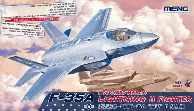 Meng Model 1/48 LS-007  Lightning II F-35A LOCKHEED MARTIN MODEL KIT