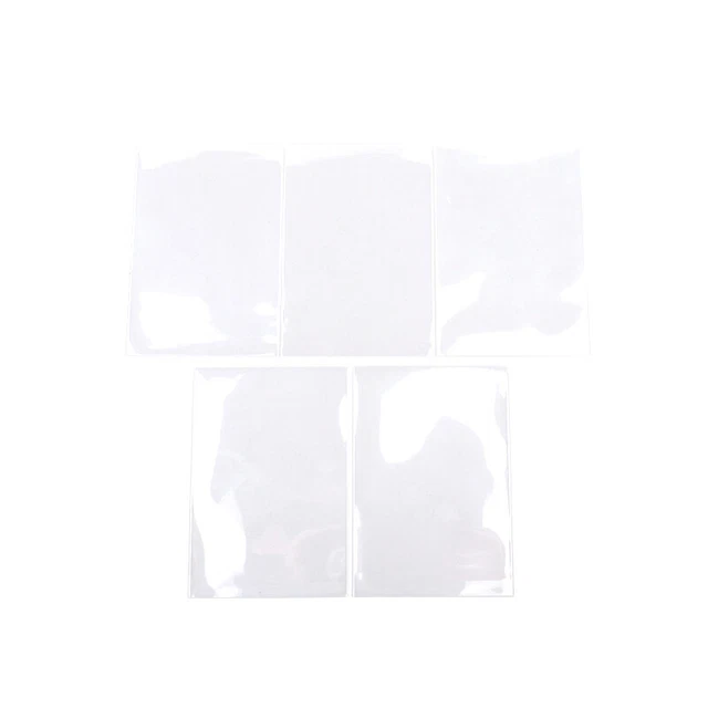 50 pz custodie per schede 80x120 mm pellicola protettiva olografica pellicola album carta fotografica*jy