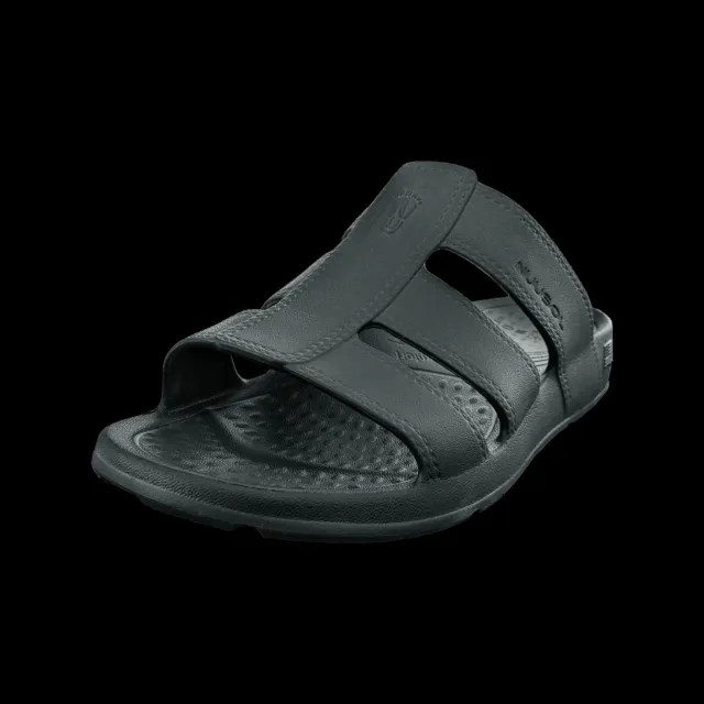 Nuusol Stanley  Mens Size 10 Slides  Eclipse Black Made In The USA Free Shipping
