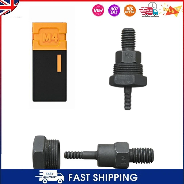 Rivets Nuts Insert Flat Head Threaded for Hand Riveter Gun Tools (M4) #C