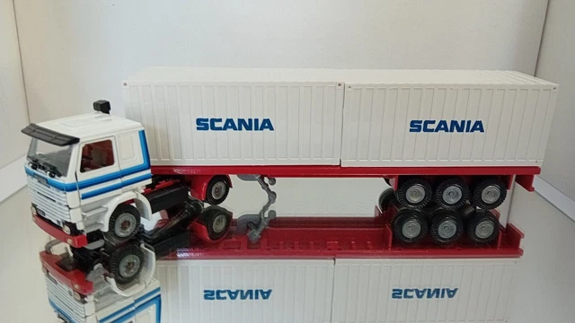 Camion porteur avec remorque du transporteur SIMON LOSS – SCANIA 141