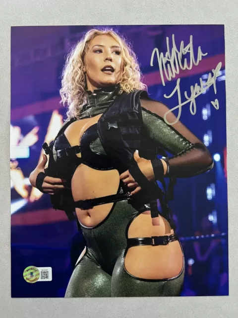 Nikkita Lyons autographed signed 8x10 photo Beckett BAS COA WWE Sexy Hot NXT