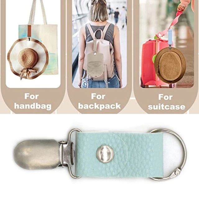 Leather Purse Hat Holder Hat Clip Elastic Hat Holder Clip  display picture 3
