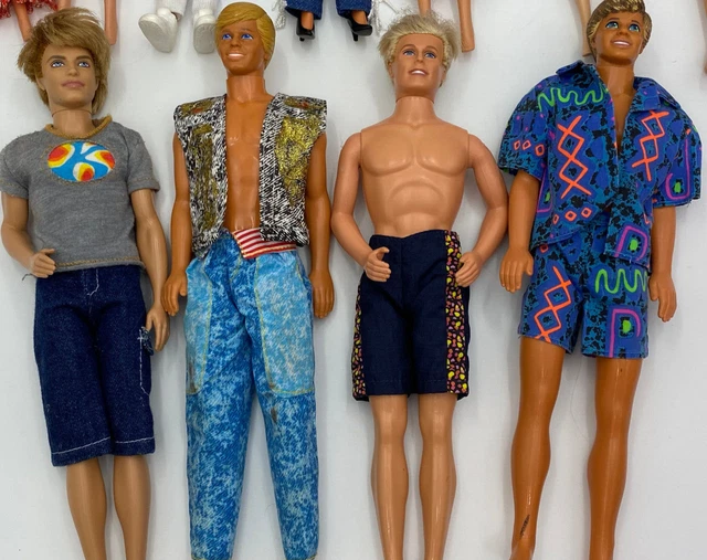 VINTAGE KEN DOLL lot 1990s early 2000s beach athlete sportswear