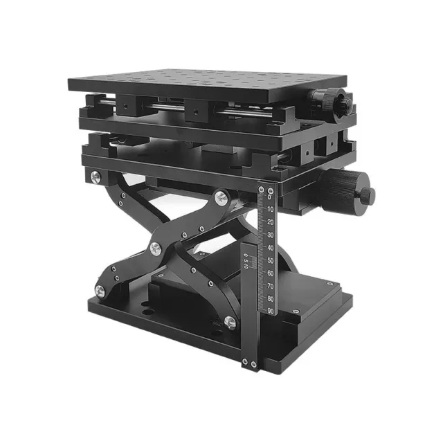 HYHTXYZ210 XYZ Axis Sliding Table 8.3 x 5.9" Lab Jack Precision w/ Scale
