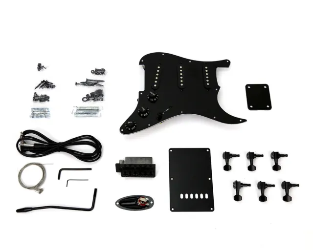 Pit Bull Guitars ST-1 Pickup and Hardware Upgrade - Black