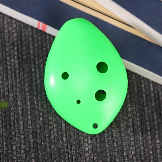 Baby Child Ocarina 6 Holes with Song Book Neck String Student Toy (Green)