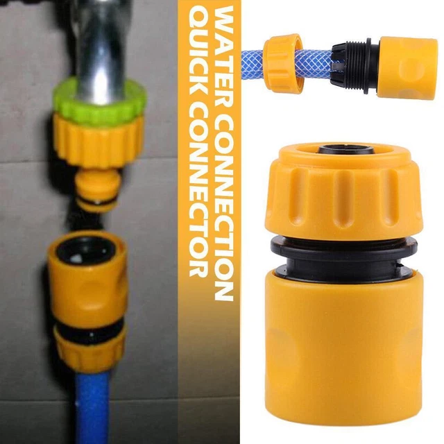 NEW Hose Pipe Tube Fitting Quick Water Connector Adapter Garden Tap Lawn 9CX5