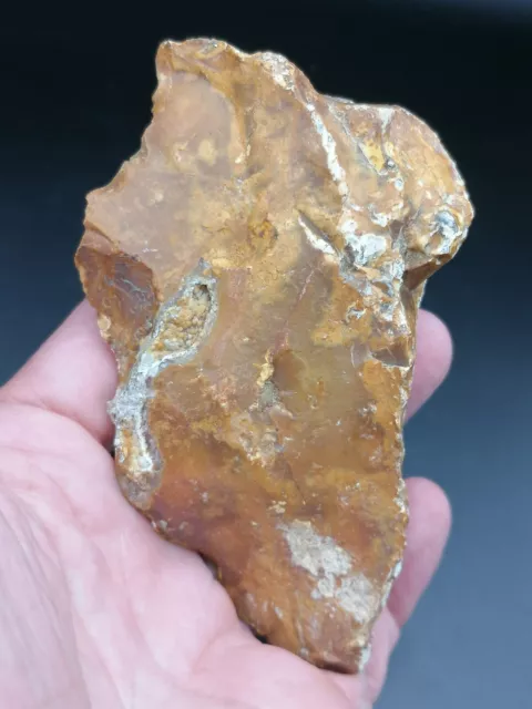 Acheulean culture Lower Paleothic France Very nice backed Scraper Homo Erectus