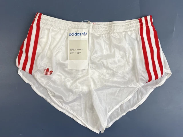 Pantaloncini Da Corsa Da Football Vintage Anni '90 Bianchi Taglia 4 Adulti