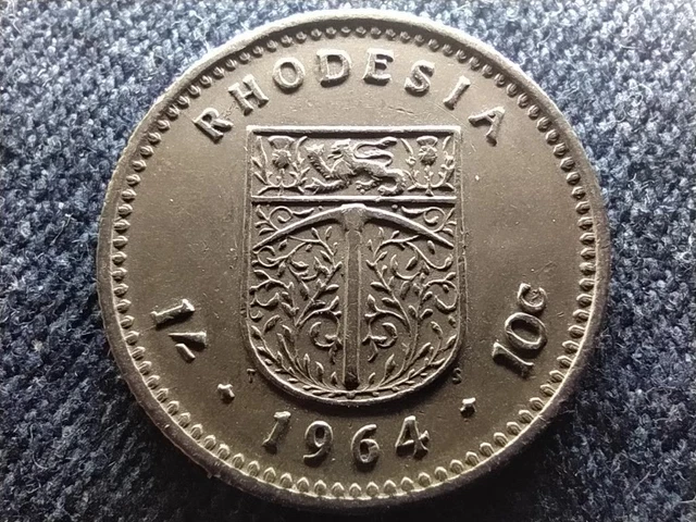 Zimbabwe Elizabeth II (1964-1970) 10 Cents Coin 1964