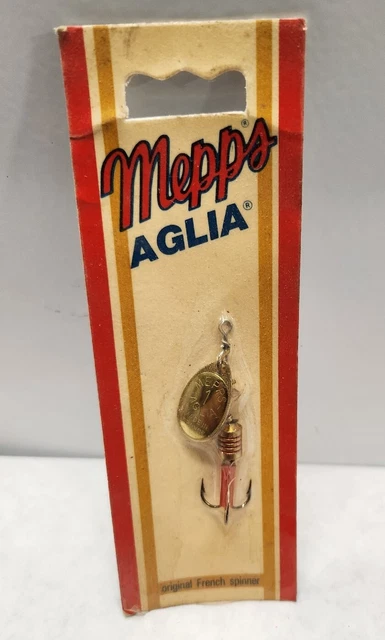 Mepps Aglia original French spinner size 1 ~ In original packaging New old stock