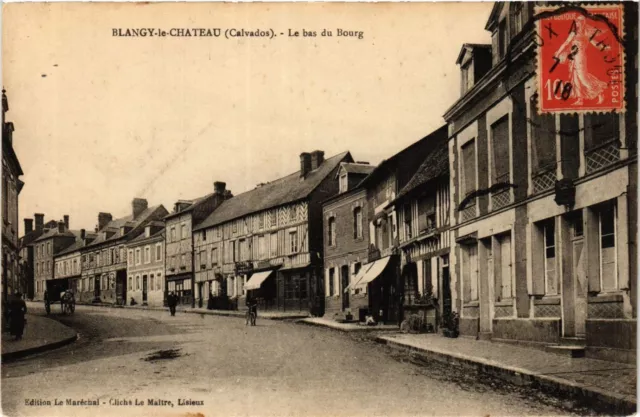 CPA AK BLANGY-le-CHATEAU - Le bas du Bourg (383809)