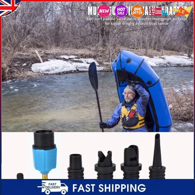 #C Paddle Board Canoe Air Valve Pump Converter Rowing Boat Valve Adapter Kayak P
