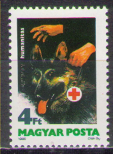 Hungary 1986 Sc2978  Mi3813A  1v  mnh  Seeing-eye Dog,Red Cross