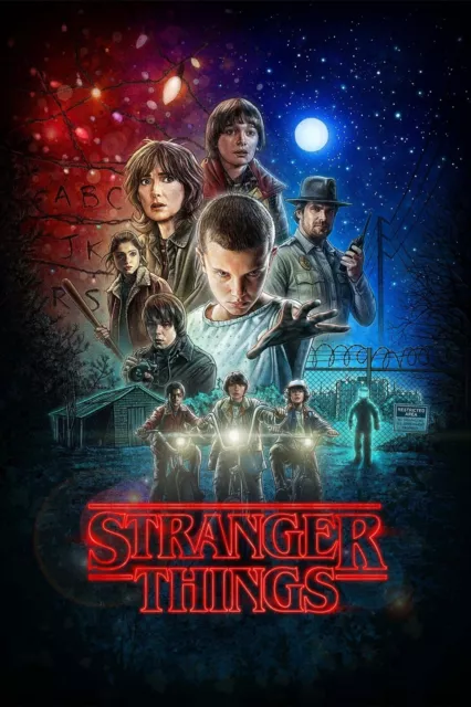 Stranger Things Tv Shows Poster Art Print  A5 A4 A3 A2 A1 MAXI - 717