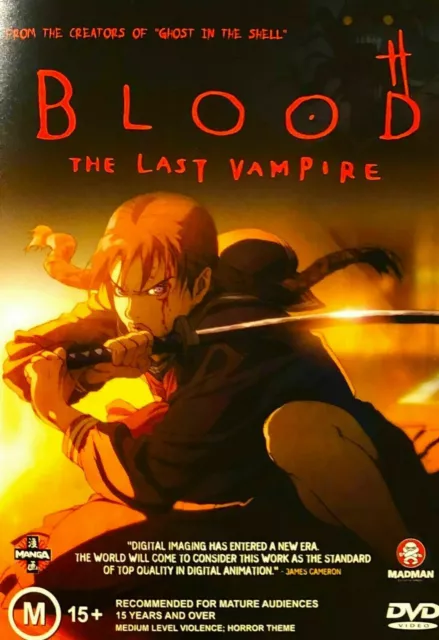 Blood the Last Vampire DVD 2000 Japanese Animated Anime Manga Movie