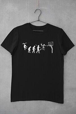The Evolution Of BASKETBALL T Shirt Funny Ape To Man Darwin Hoop Gift Idea