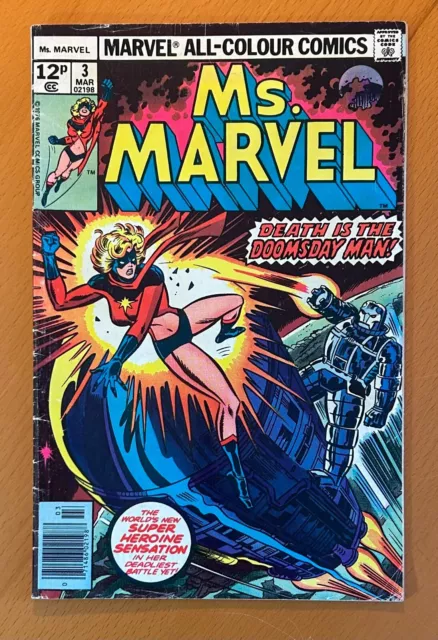 Ms. Marvel #3 (Marvel 1977) VG/FN condition Bronze Age comic.