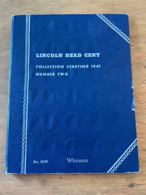 Lincoln Head Cent Collection Starting 1941 Number Two (Partial)