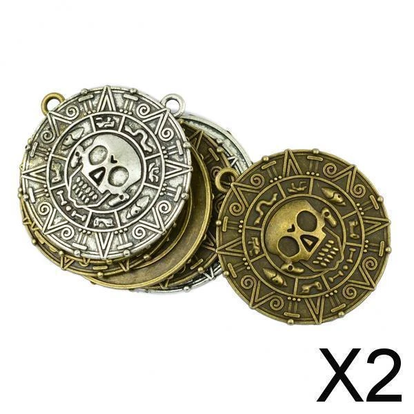2X 8 Stück Mixed Punk Steampunk Charm Anhänger Antiker Schädel Charms für