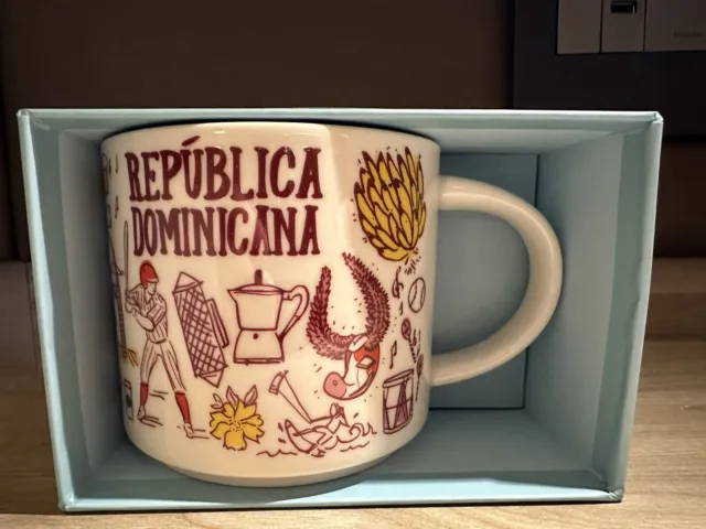 TAZA DE CAFÉ STARBUCKS BEEN THERE - República Dominicana (REPÚBLICA DOMINICANA) 🇩🇴