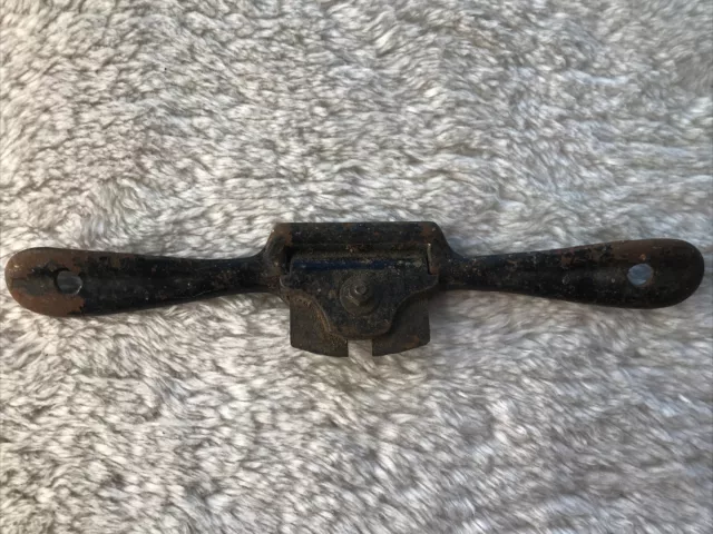 Vintage Stanley sweet heart spokeshave no 64 made in U.S.A flat bottom used.