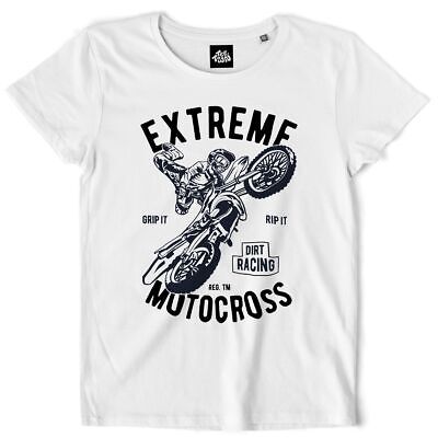 TEETOWN - T SHIRT FEMME - Extreme Motocross - Race Moto Offroad Dirt bike