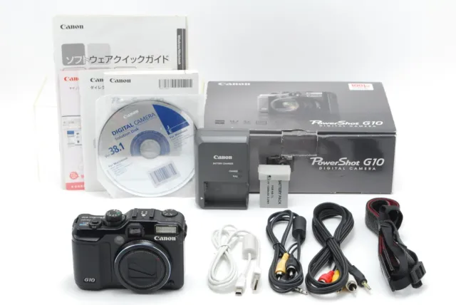 [ Near MINT w/BOX] Canon PowerShot G10 14.7MP Compact Digital Camera From JAPAN