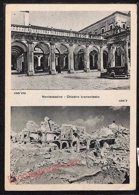 ag0699 - CARTOLINA D'EPOCA - Frosinone Provincia - Montecassino