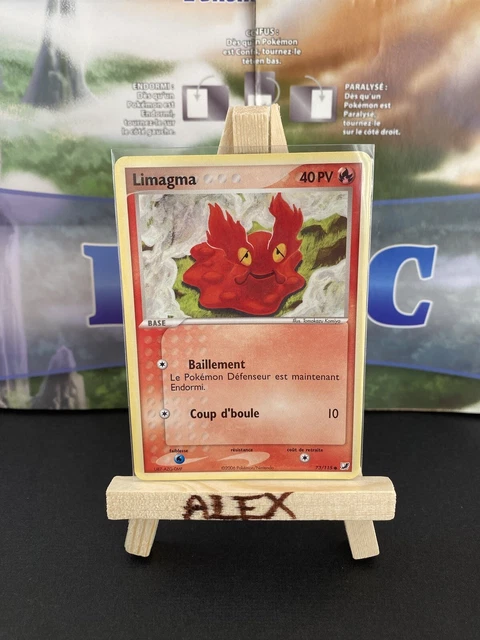 Carte Pokemon Limagma 73/115 / Bloc EX Forces Cachées / Bon État FR