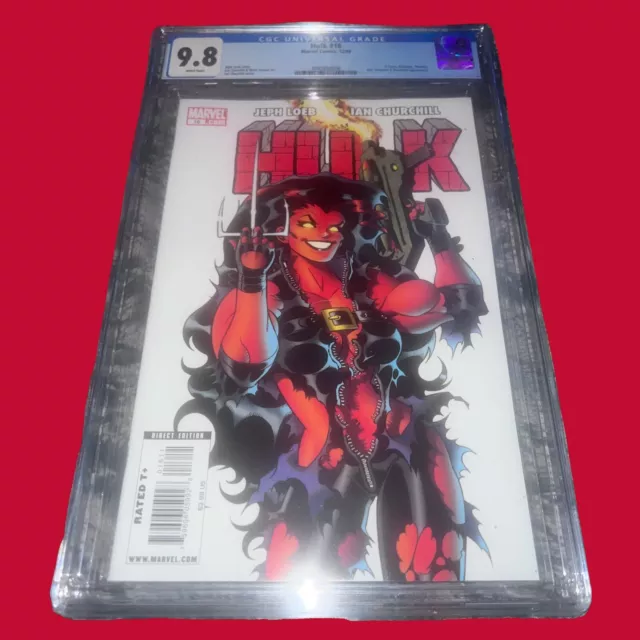 Red Hulk #16 CGC 9.8 NM/MT 1st Full Appearance of Red She Hulk 2009