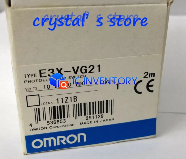 1PCS NEW OMRON Photoelectric Switch E3X-VG21 E3XVG21 in box Fast Ship
