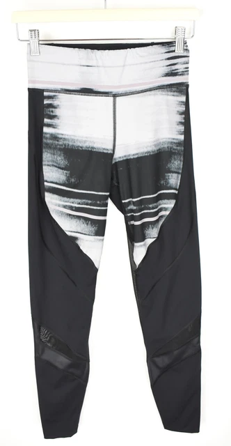Sweaty Betty Leggings Donna XS Lunghezza Intera Elasticizzato Sport Zip Tasca
