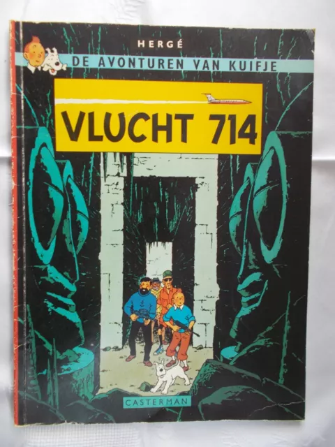 Comic, TIM UND STRUPPI, Vlucht 714, Niederländische Sprache, Herge,