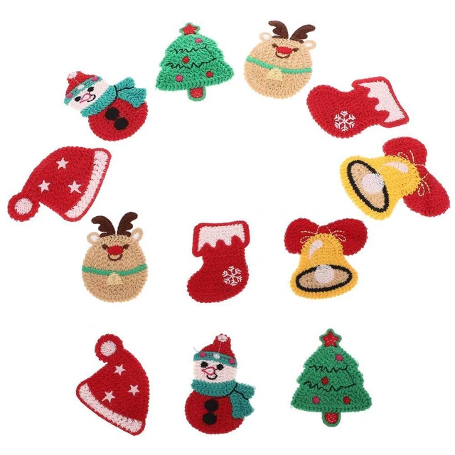 12 fermagli per per bambina fermagli per di Natale fermagli per