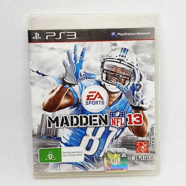 Madden NFL 13 EA Sports Sony Playstation 3 PS3 Video Game