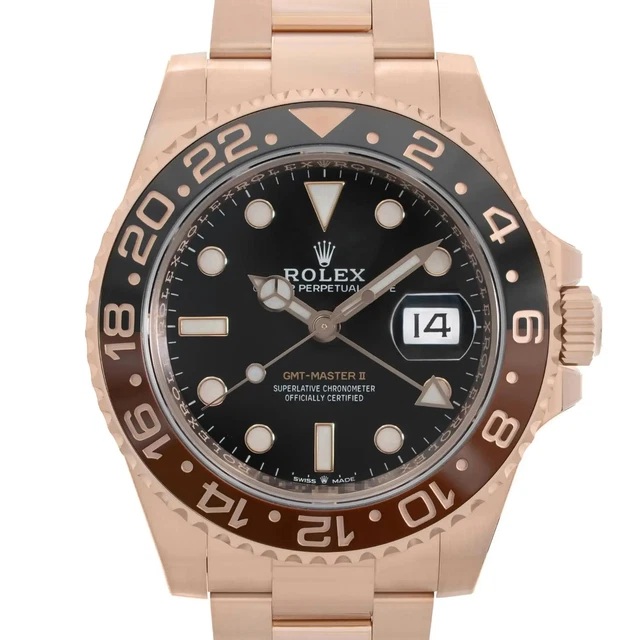 Rolex gmt oro sales rosa e acciaio