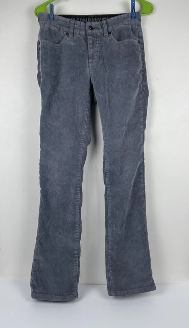 Krew Erik Ellington Pants Slim Fit Corduroy Size 28 Gray Skateboarding Pants
