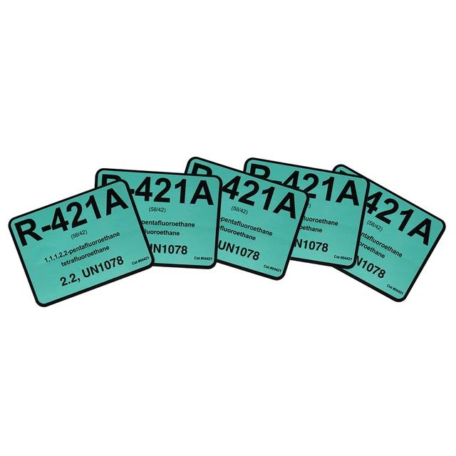 R-421A / R421A Label # 04421 , Pack of (5)