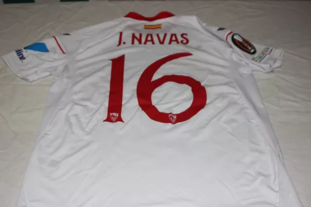 Camiseta Final Uefa Europa League Budapest Sevilla Fc Castore T/S Nº 16 J.navas 2