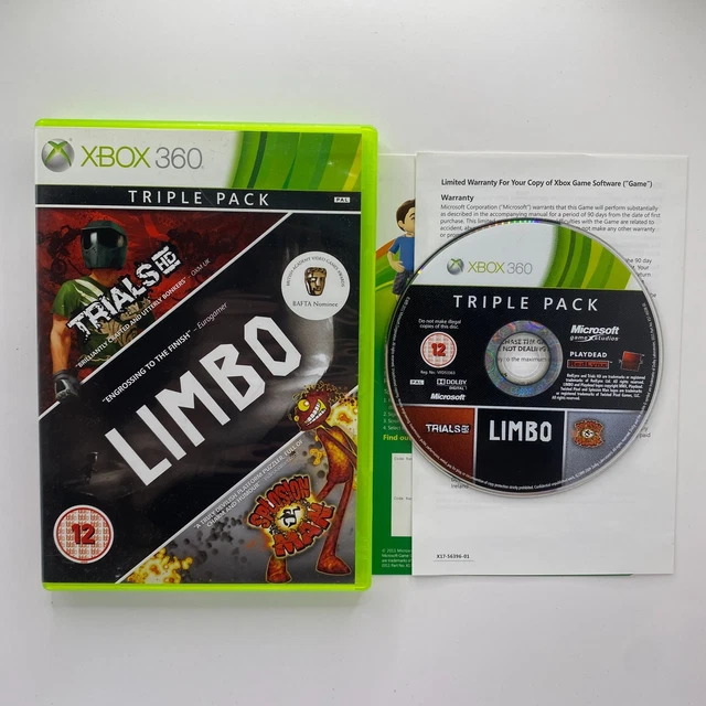 Limbo Trials HD Splosion Man Triple Pack Xbox 360 PAL FR