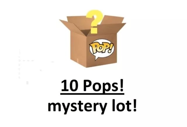 Funko POP Vinyl Mystery Box 10 POP - FIVE GUARANTEED EXCLUSIVE OR CHASE