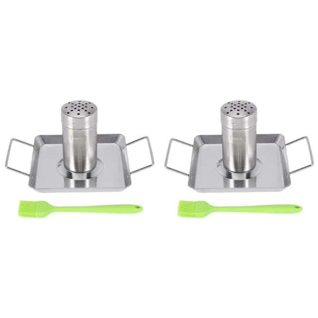 2X Estante para Asador de Pollo para Latas de Cerveza, Soporte para Pollo p4838