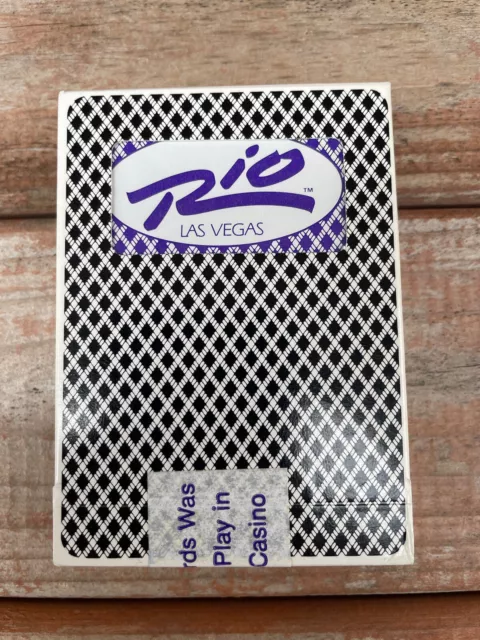 Rio Purple Casino Used Las Vegas Playing Cards Deck Resealed