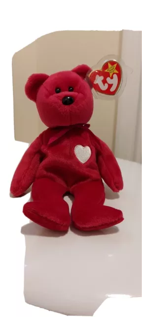 Valentina beanie baby rare with tag error