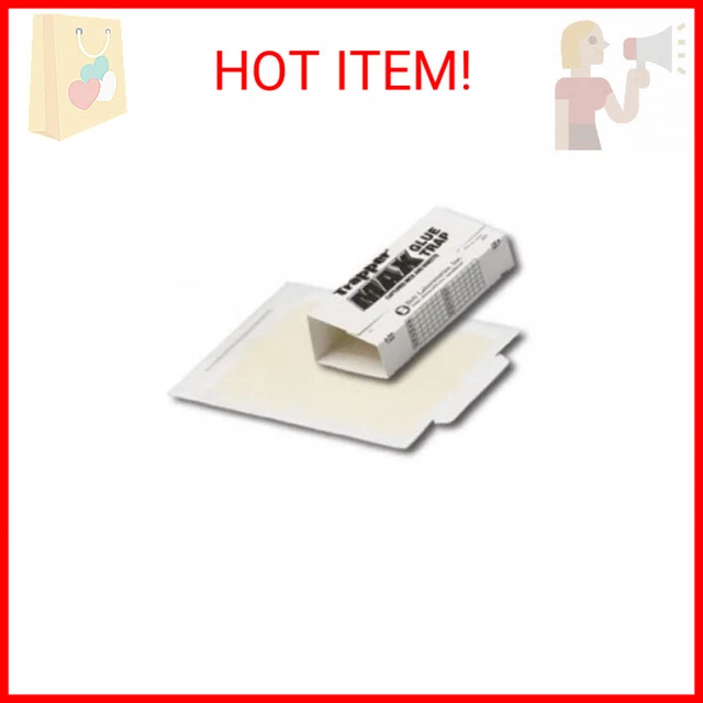 Trapper Max Mouse & Insect Glue Boards-72 Boards White