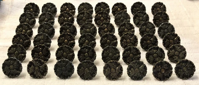 Vintage Ajax 993 Bronze Drawer Cabinet Knobs Set Of 48
