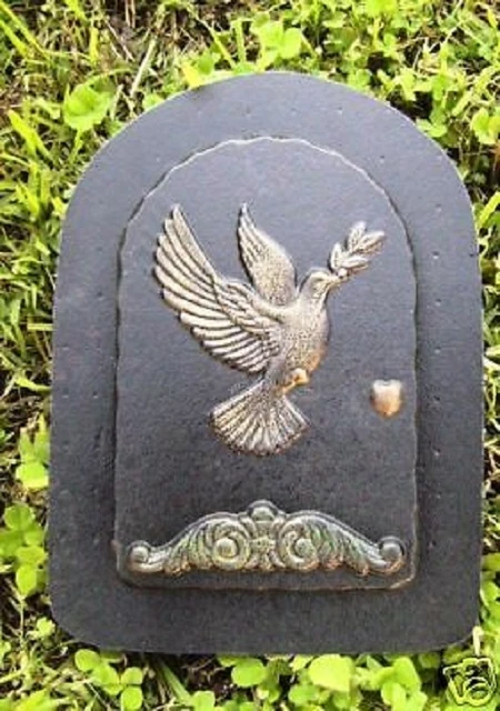 Dove fairy door mold abs plastic plaster concrete resin casting  9" x 6" x 3/4"